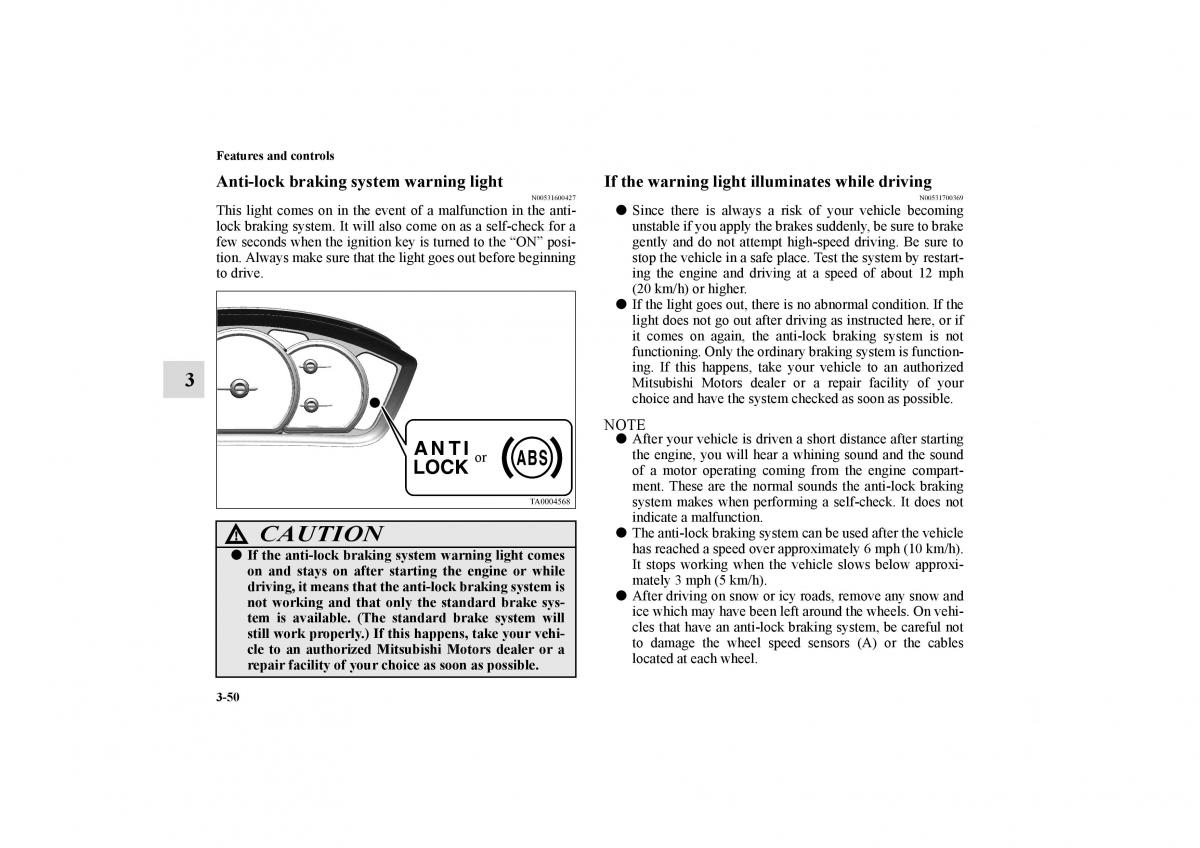 Mitsubishi Galant IX 9 owners manual / page 139