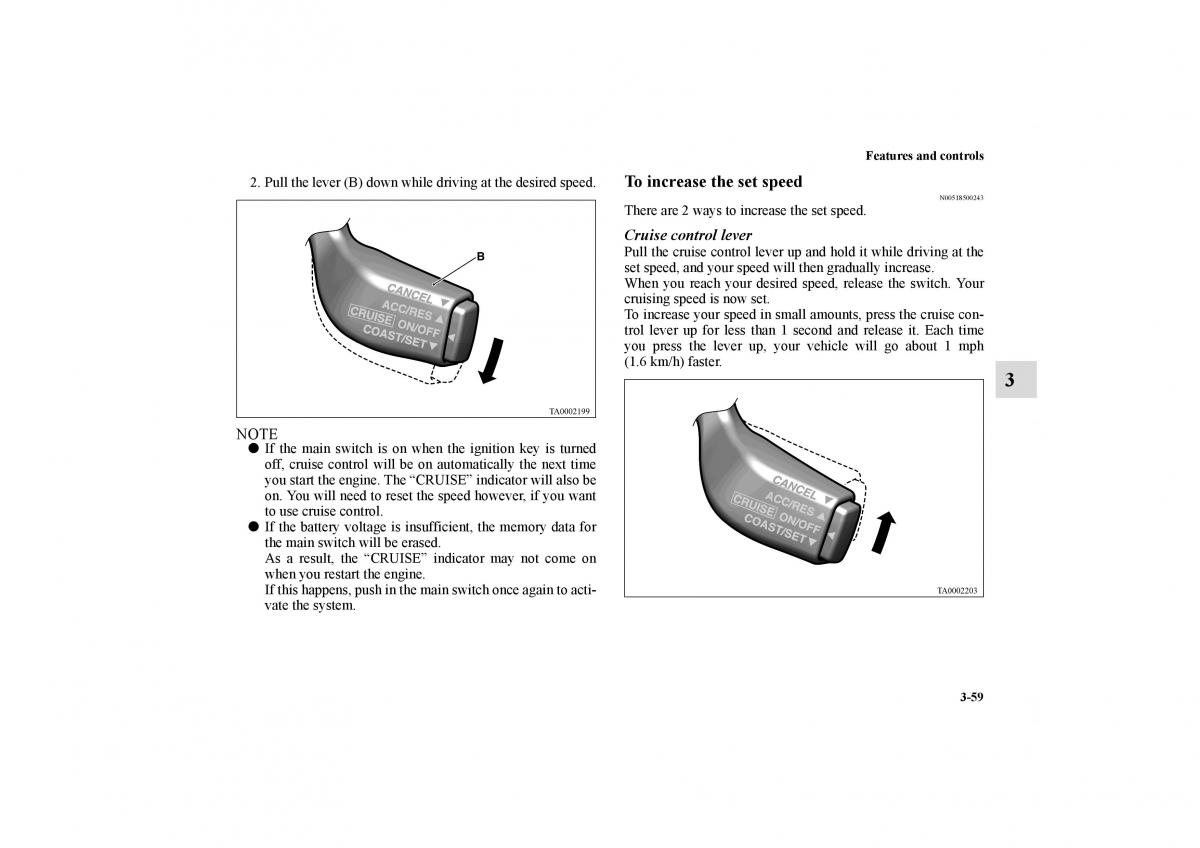 Mitsubishi Galant IX 9 owners manual / page 148