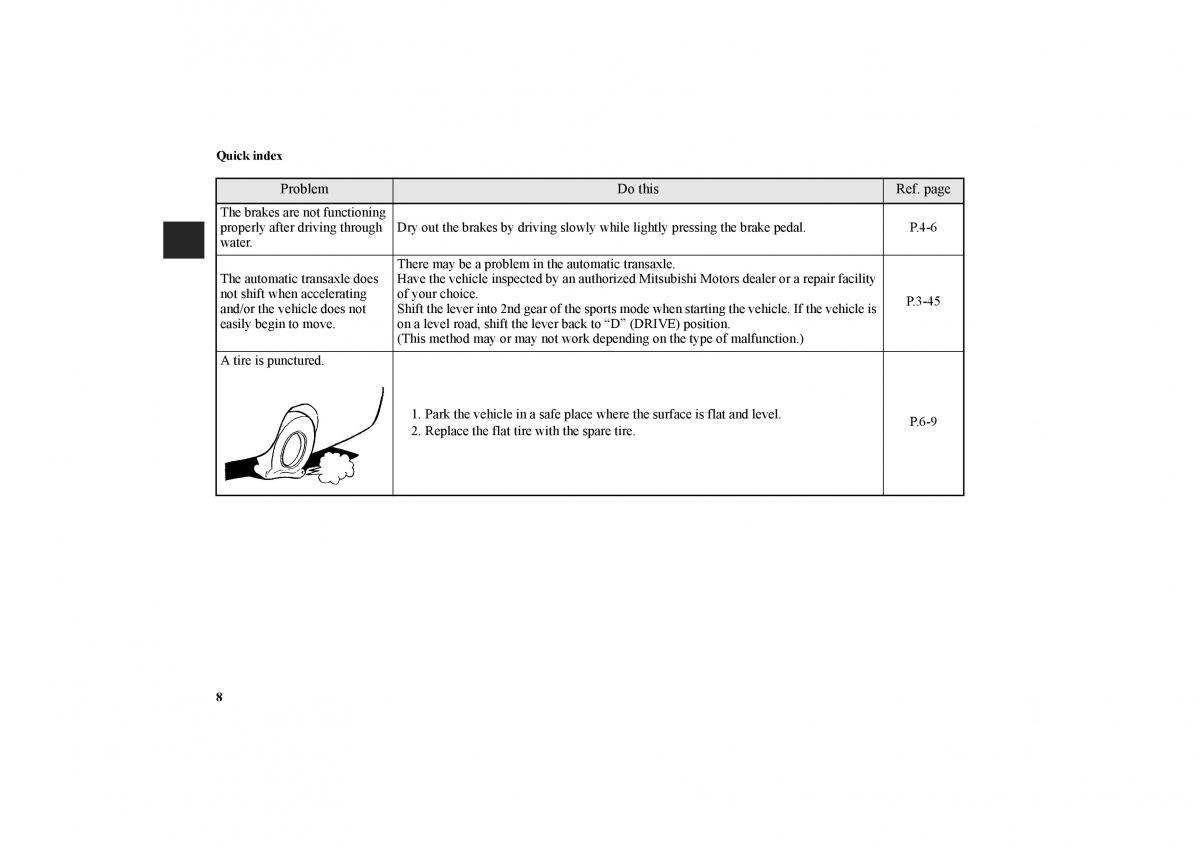 Mitsubishi Galant IX 9 owners manual / page 17