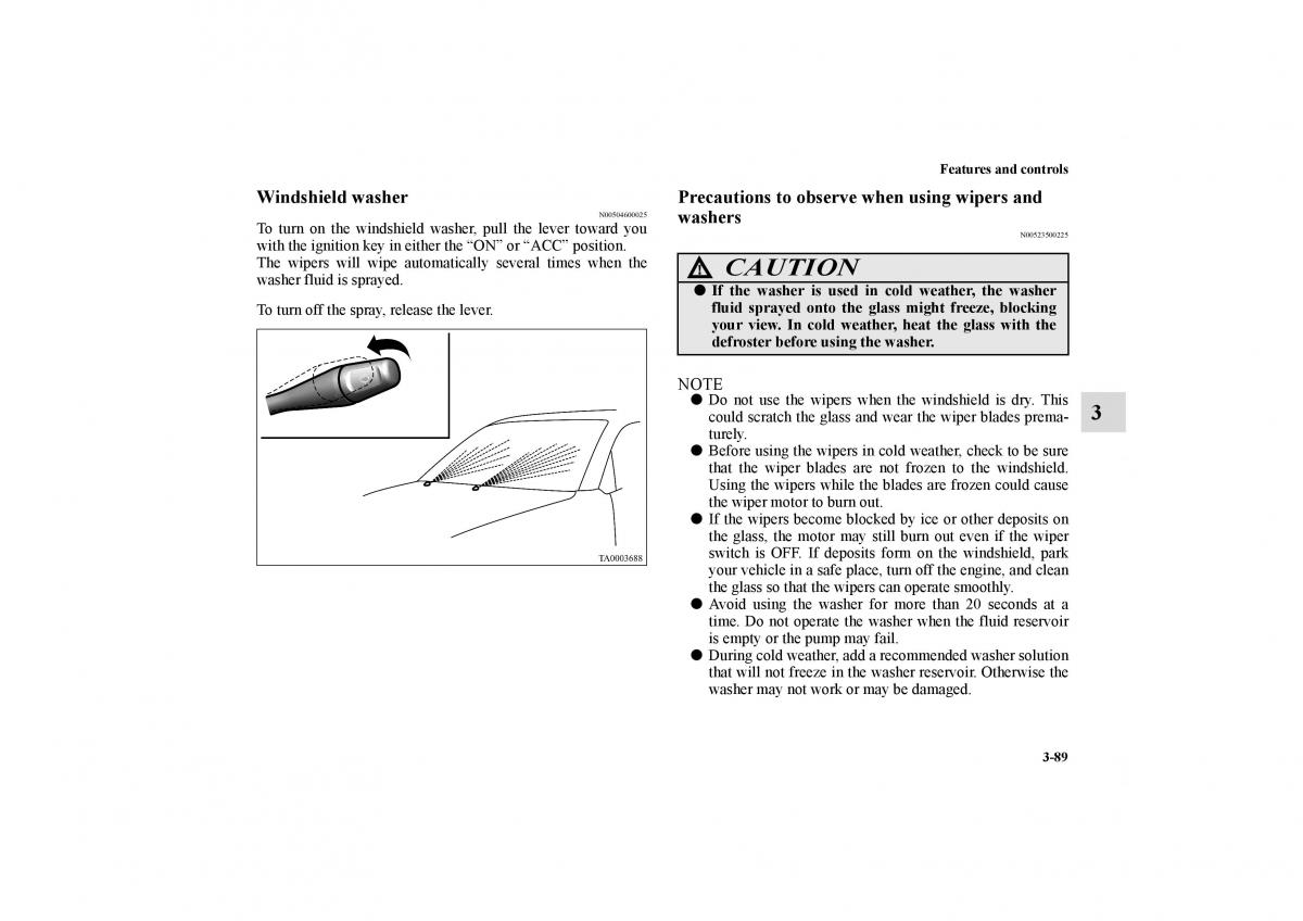 Mitsubishi Galant IX 9 owners manual / page 178