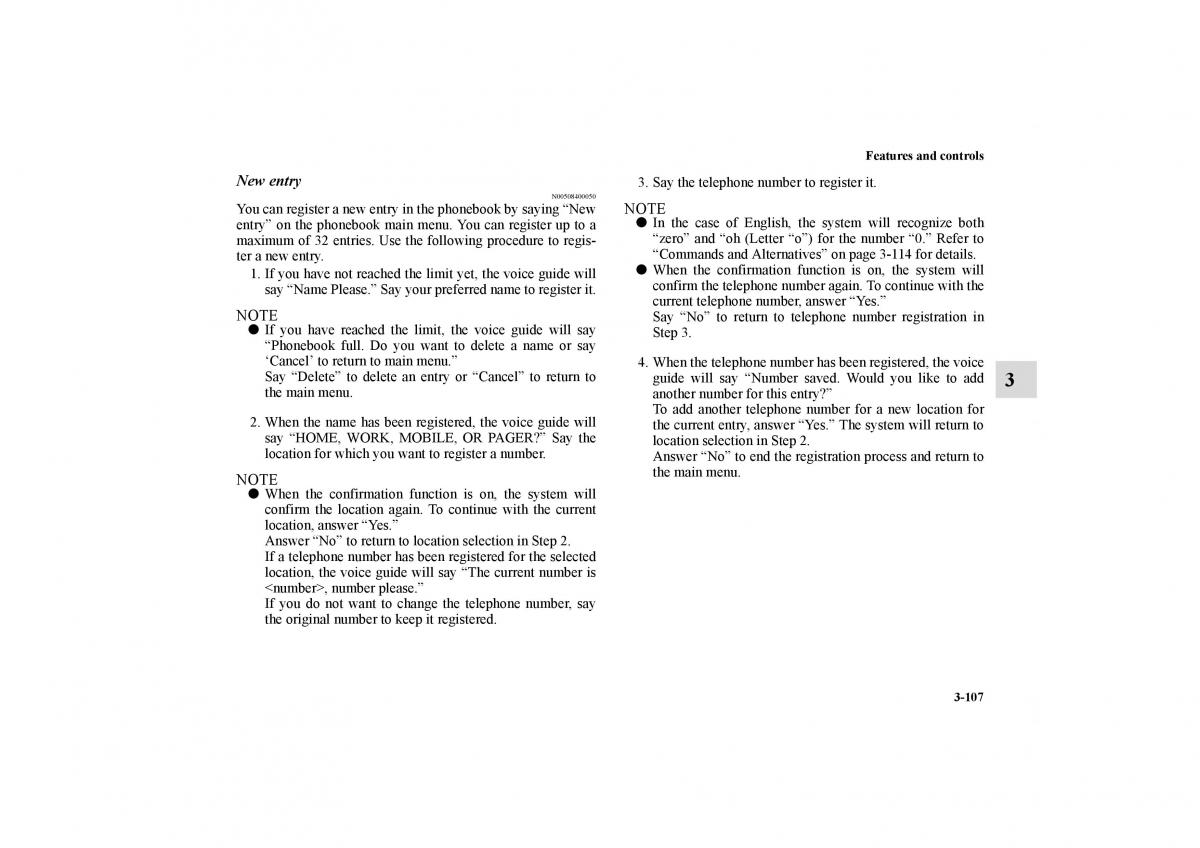 Mitsubishi Galant IX 9 owners manual / page 196