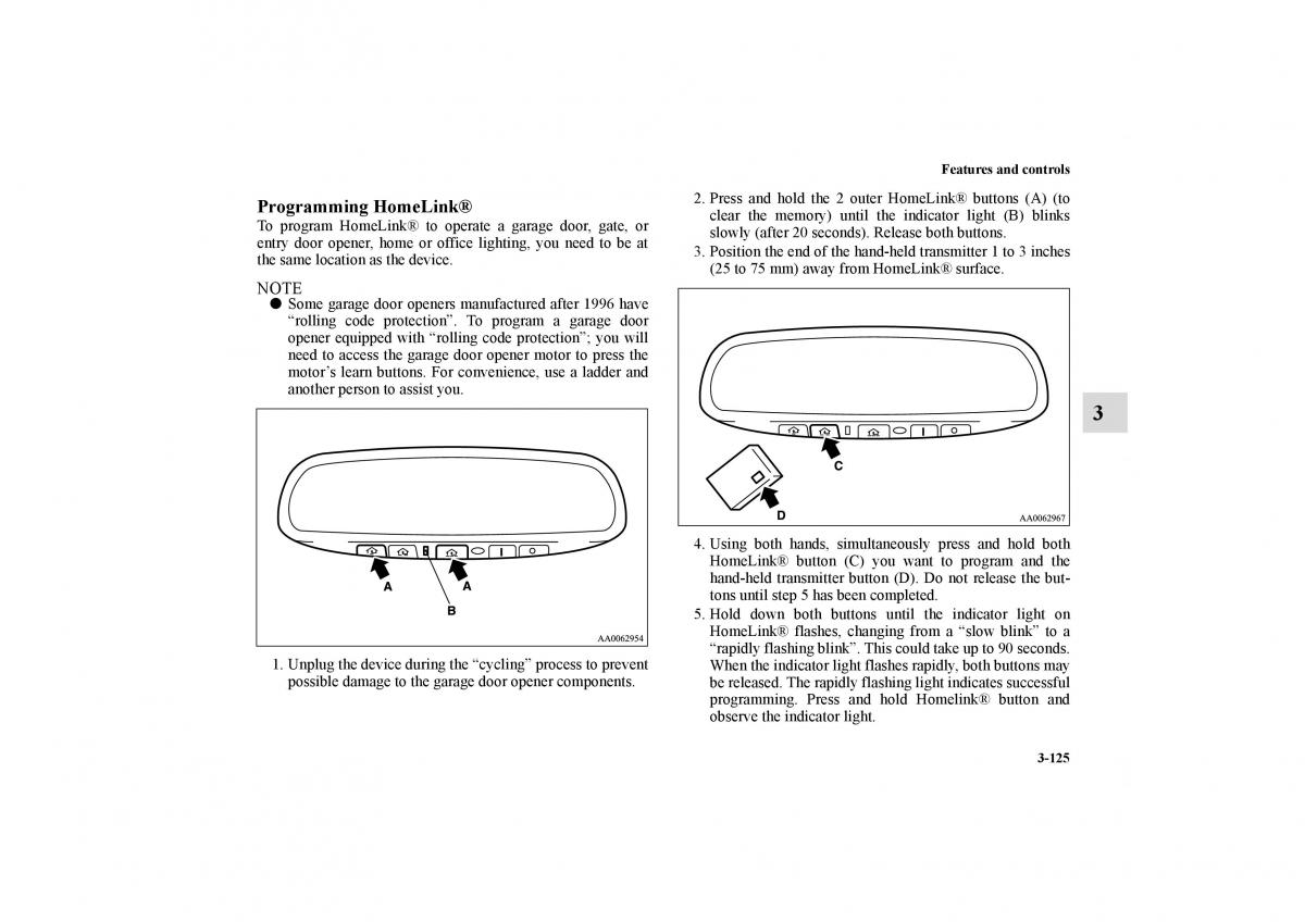 Mitsubishi Galant IX 9 owners manual / page 214