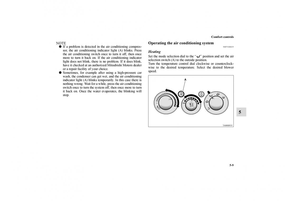 Mitsubishi Galant IX 9 owners manual / page 246