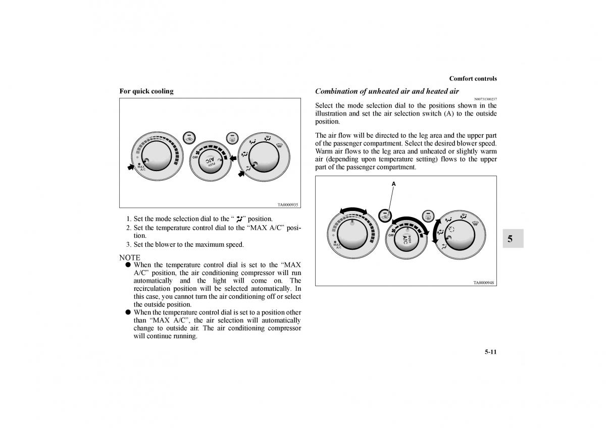 Mitsubishi Galant IX 9 owners manual / page 248