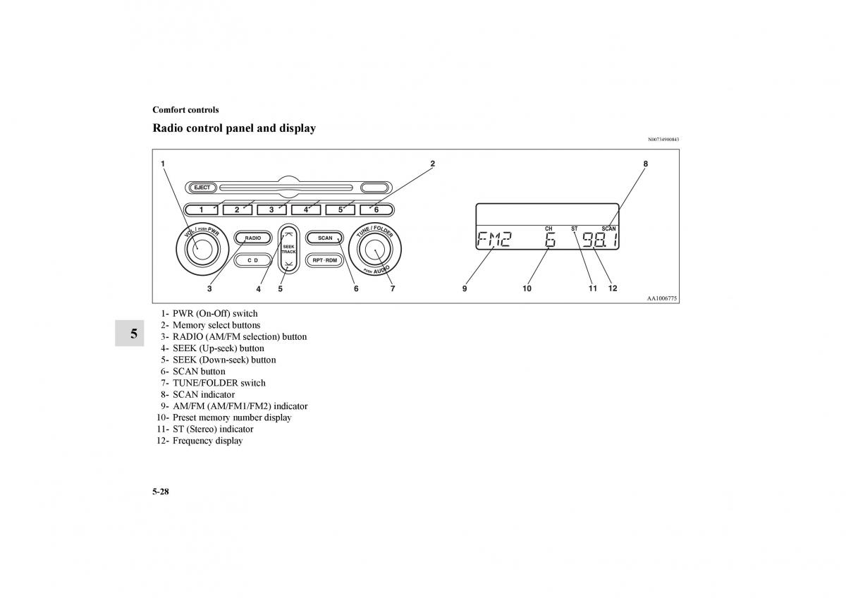 Mitsubishi Galant IX 9 owners manual / page 265