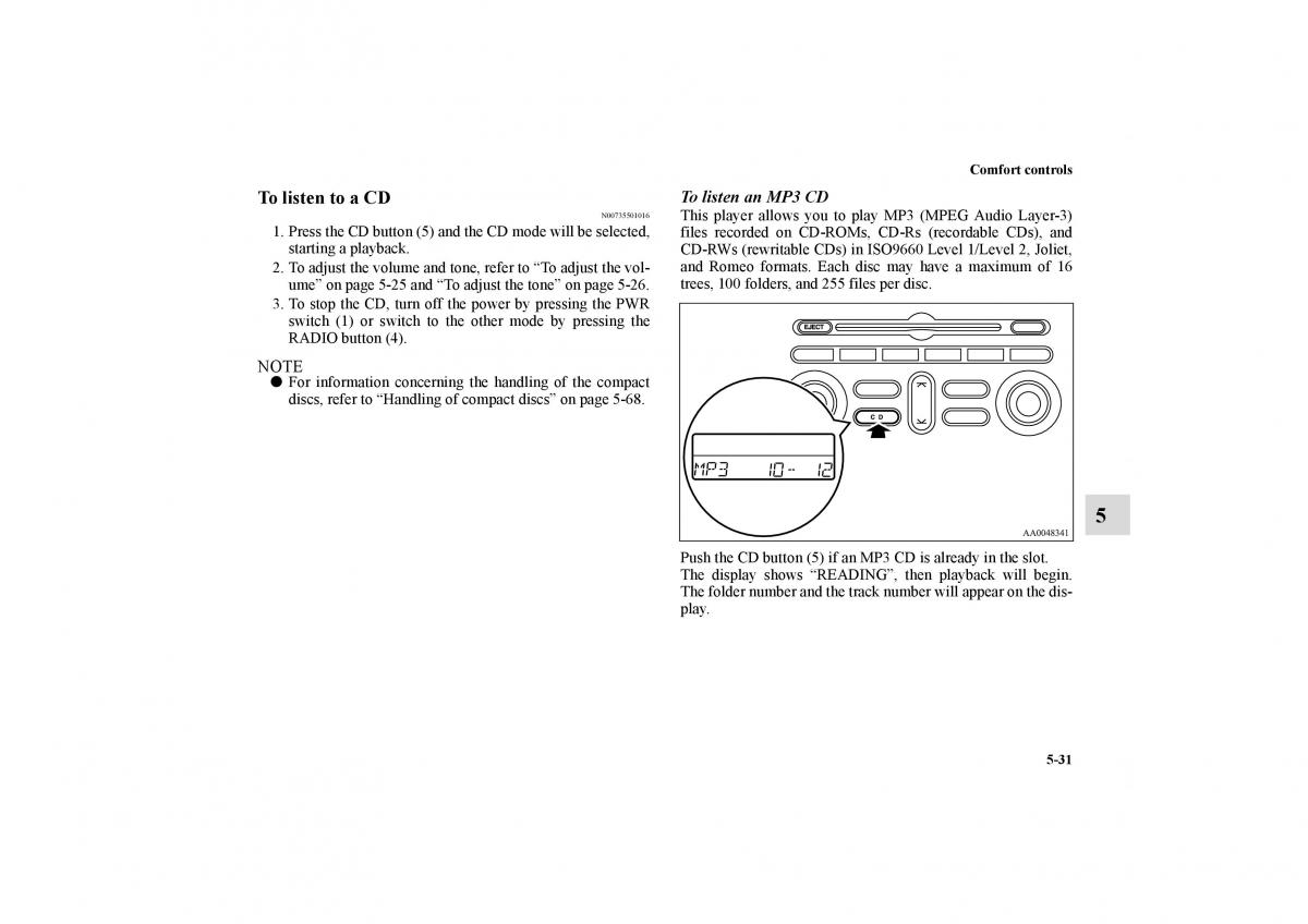 Mitsubishi Galant IX 9 owners manual / page 268