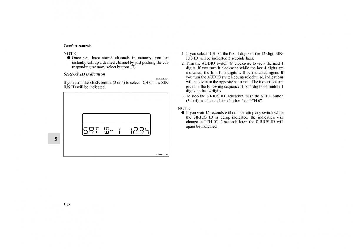 Mitsubishi Galant IX 9 owners manual / page 285