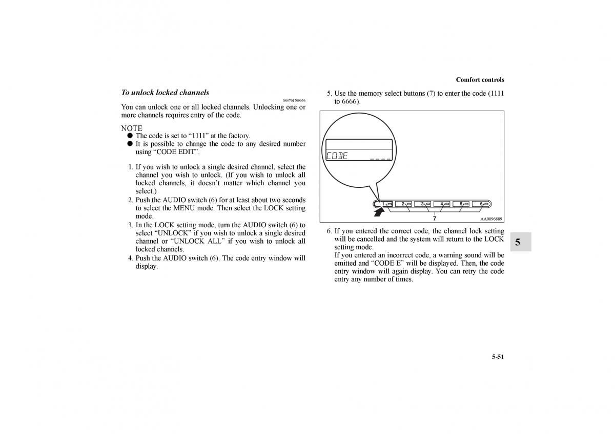 Mitsubishi Galant IX 9 owners manual / page 288