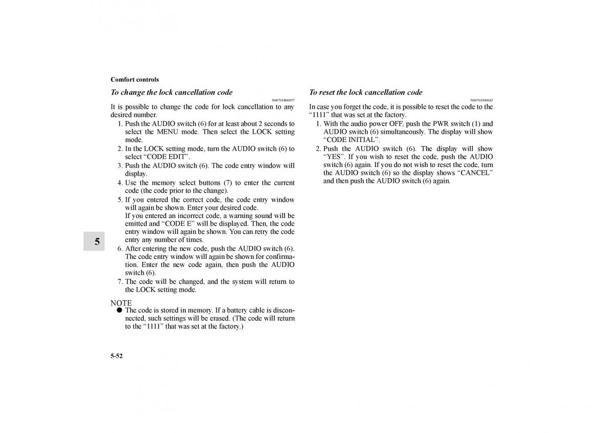 Mitsubishi Galant IX 9 owners manual / page 289