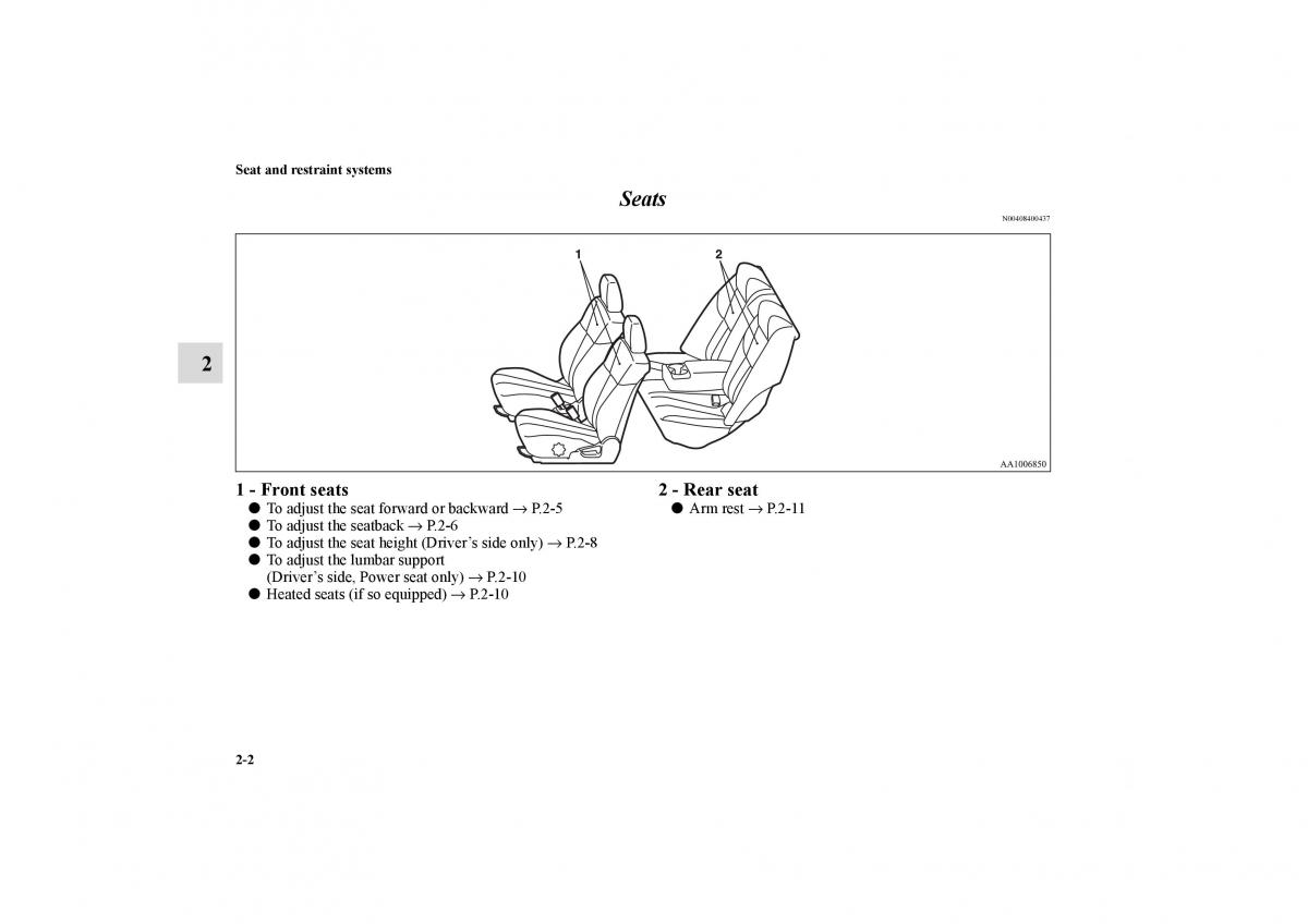 Mitsubishi Galant IX 9 owners manual / page 29