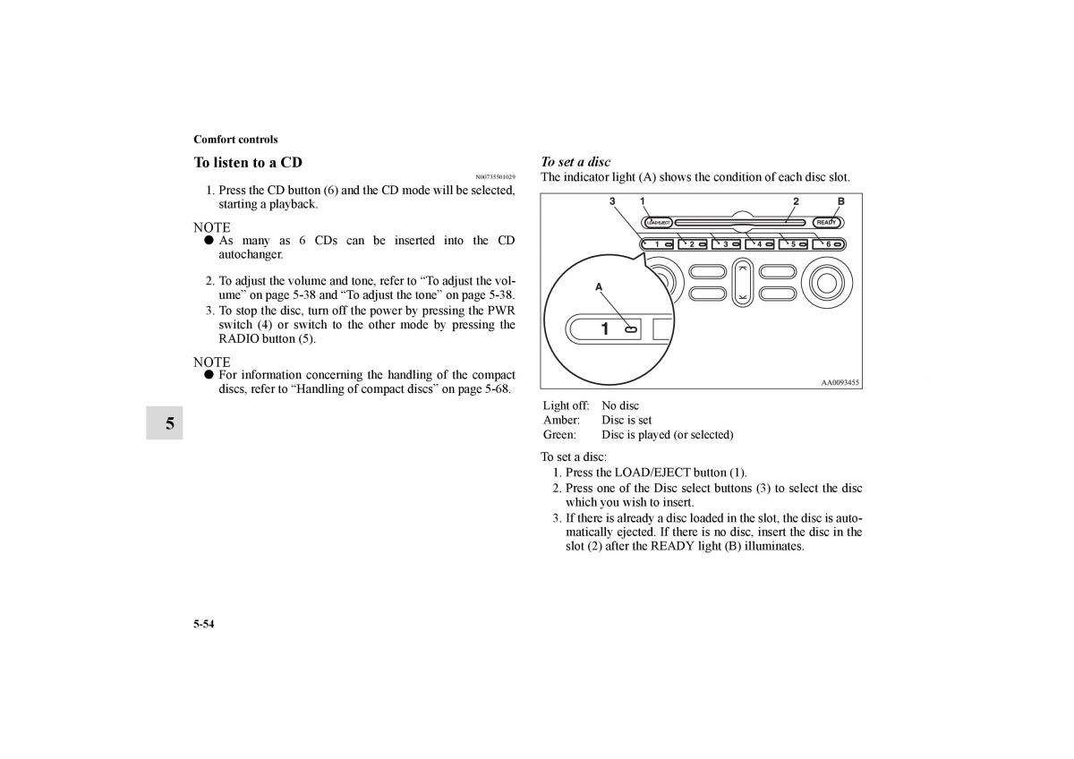 Mitsubishi Galant IX 9 owners manual / page 291