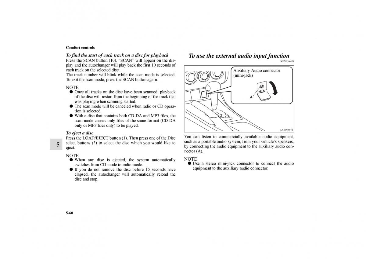 Mitsubishi Galant IX 9 owners manual / page 297