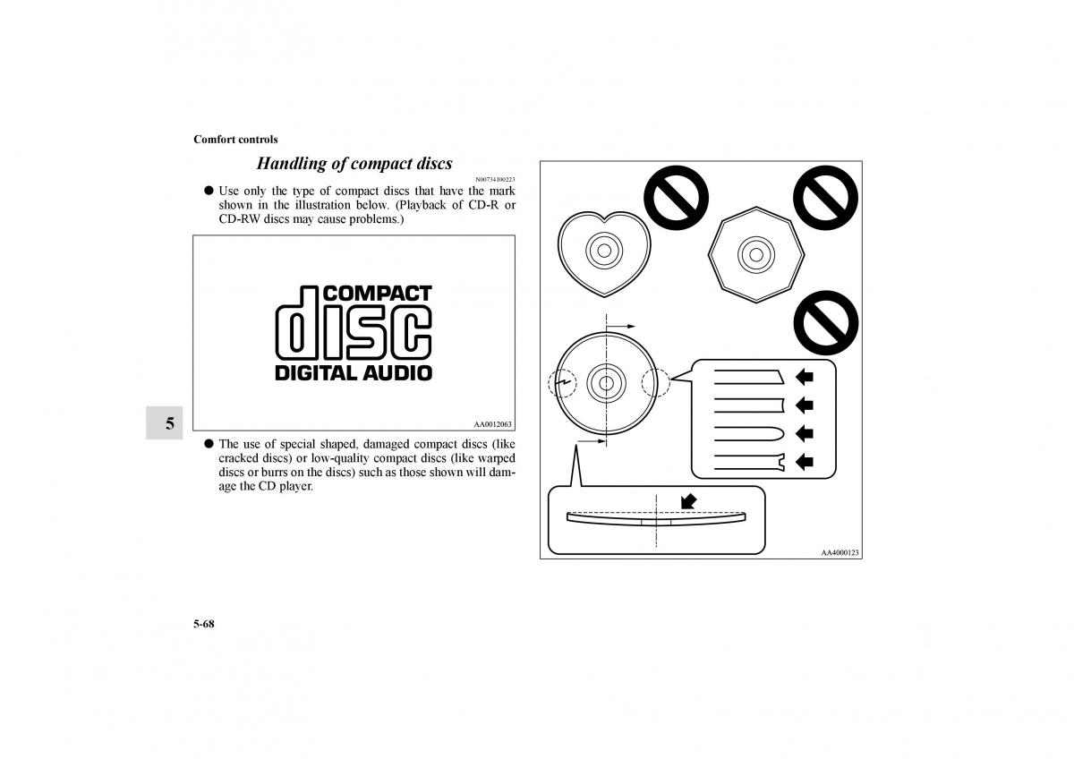 Mitsubishi Galant IX 9 owners manual / page 305