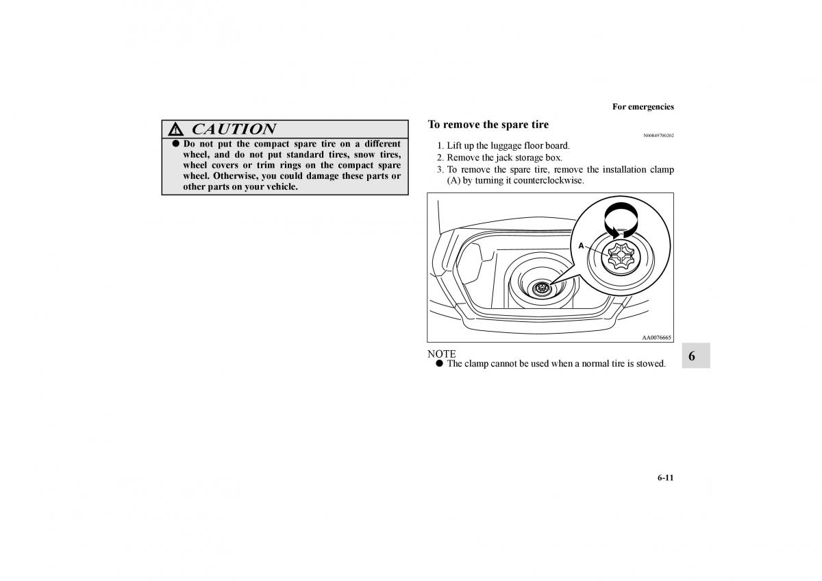 Mitsubishi Galant IX 9 owners manual / page 322