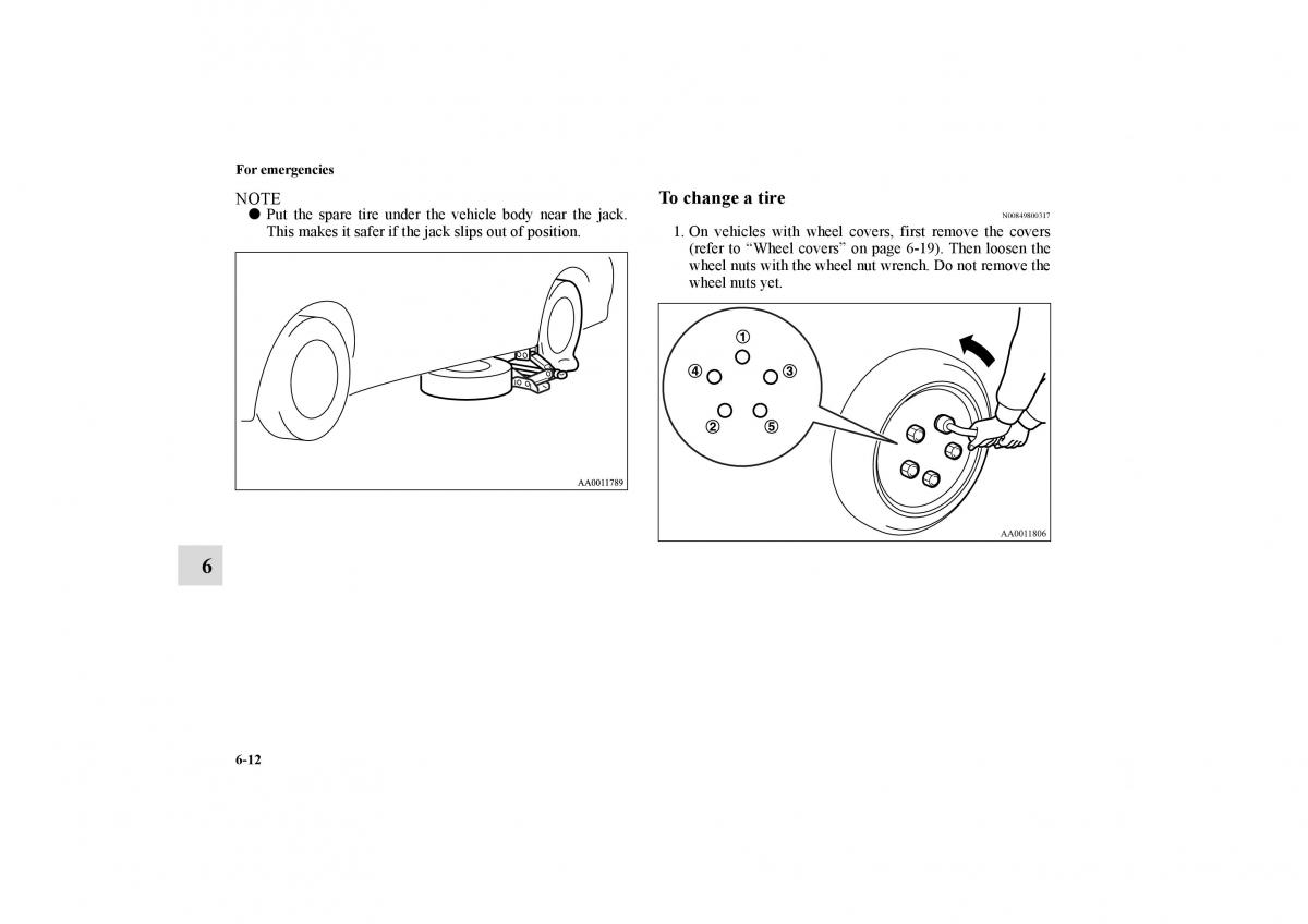 Mitsubishi Galant IX 9 owners manual / page 323