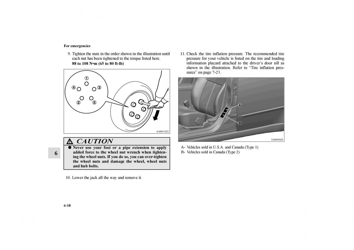 Mitsubishi Galant IX 9 owners manual / page 329