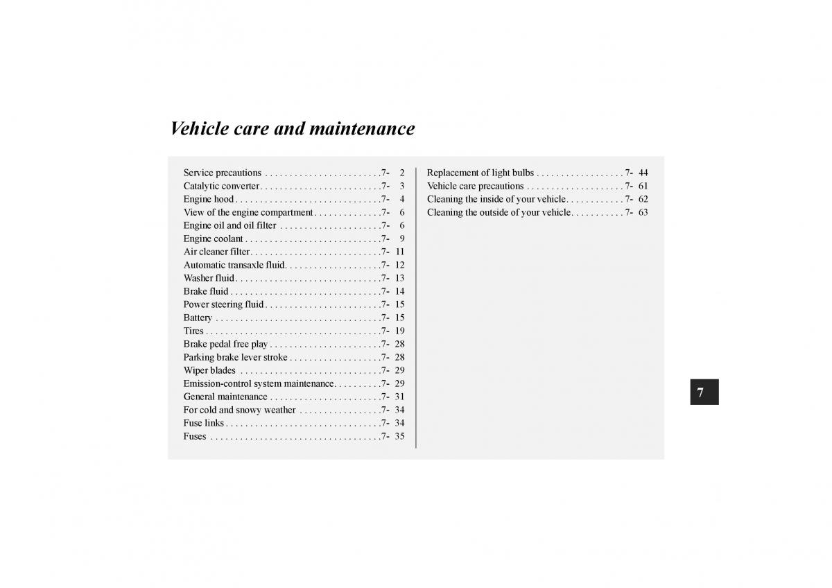 Mitsubishi Galant IX 9 owners manual / page 336