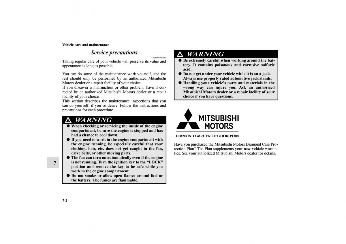 Mitsubishi Galant IX 9 owners manual / page 337