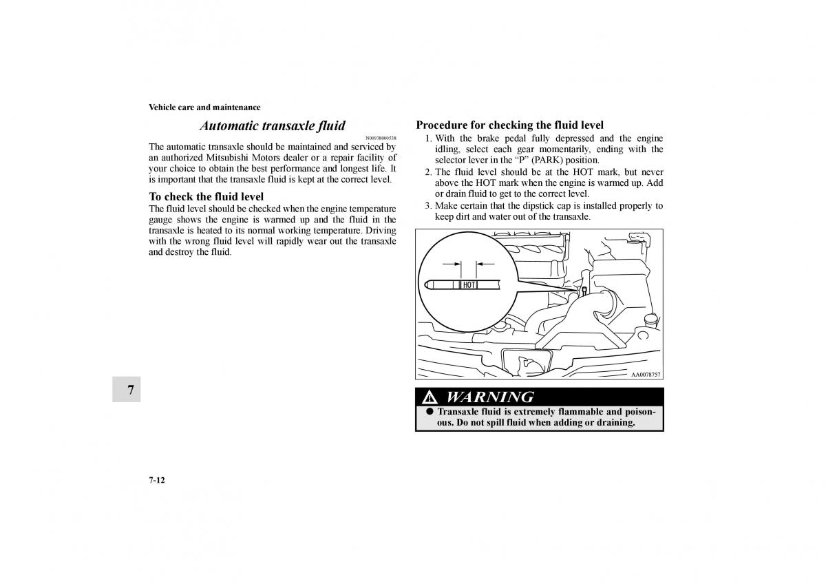 Mitsubishi Galant IX 9 owners manual / page 347