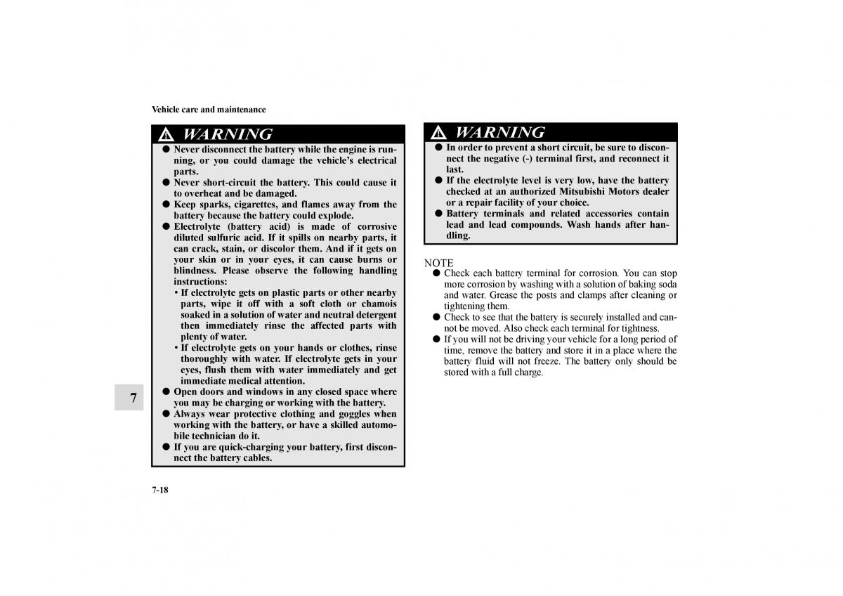 Mitsubishi Galant IX 9 owners manual / page 353