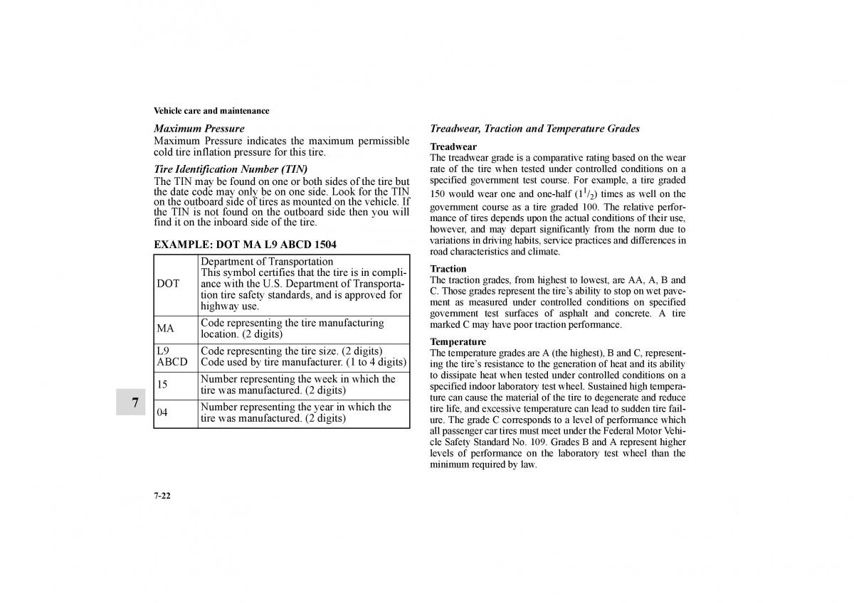 Mitsubishi Galant IX 9 owners manual / page 357