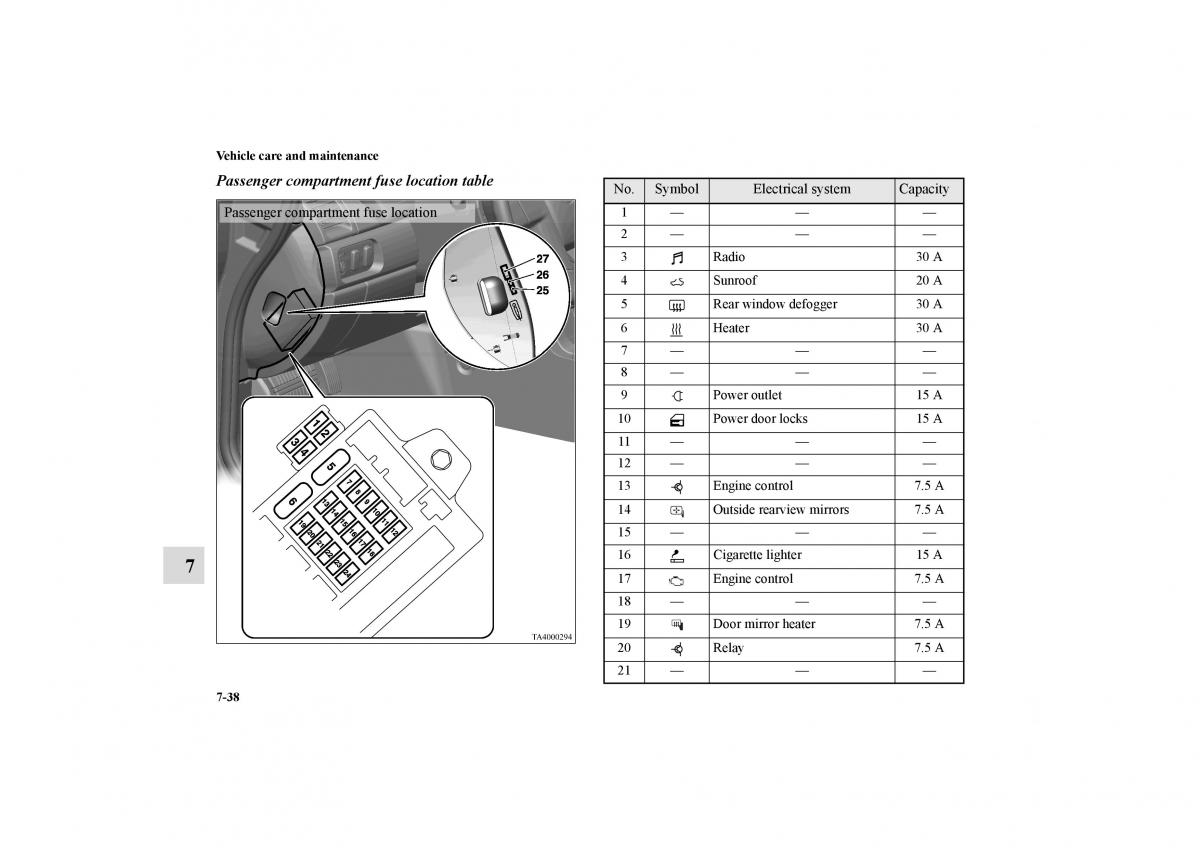 Mitsubishi Galant IX 9 owners manual / page 373