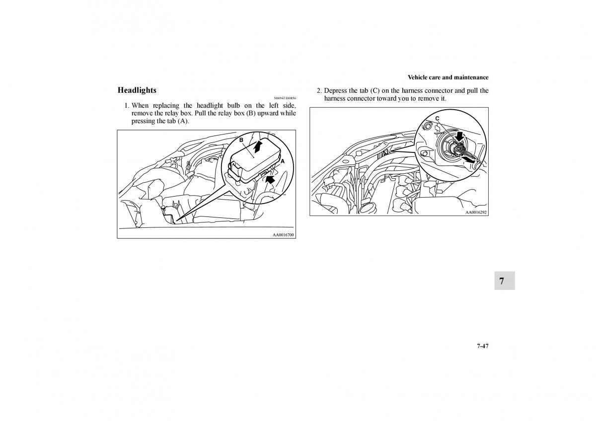 Mitsubishi Galant IX 9 owners manual / page 382