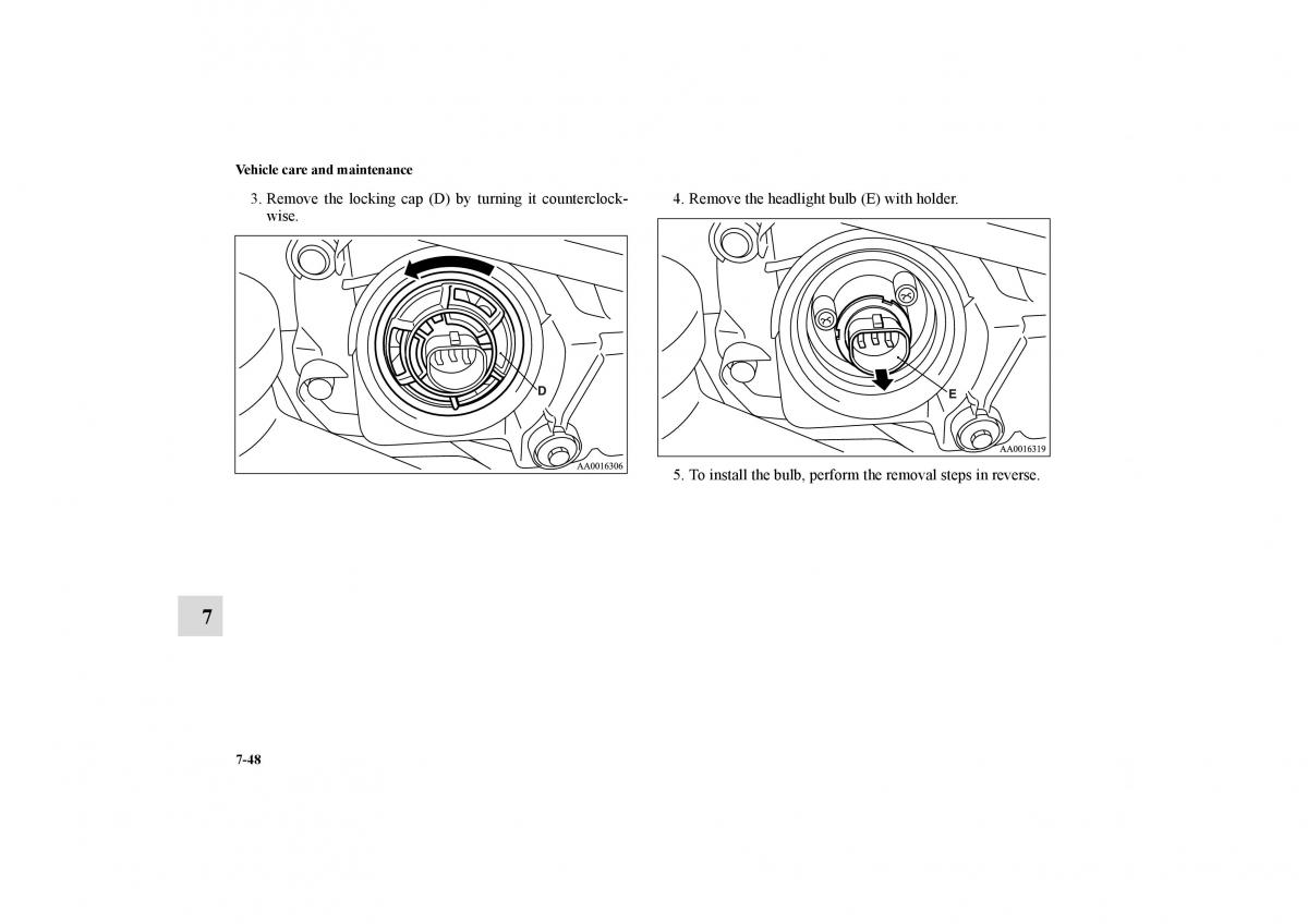 Mitsubishi Galant IX 9 owners manual / page 383