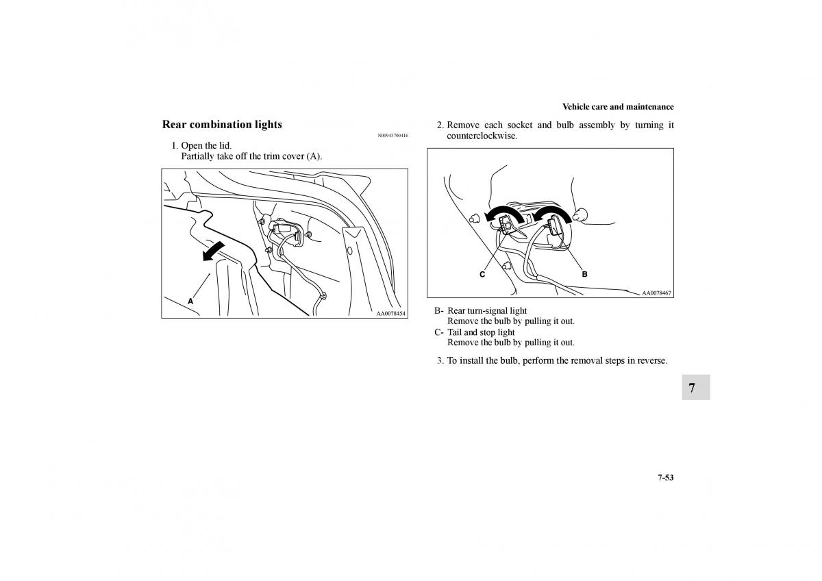 Mitsubishi Galant IX 9 owners manual / page 388