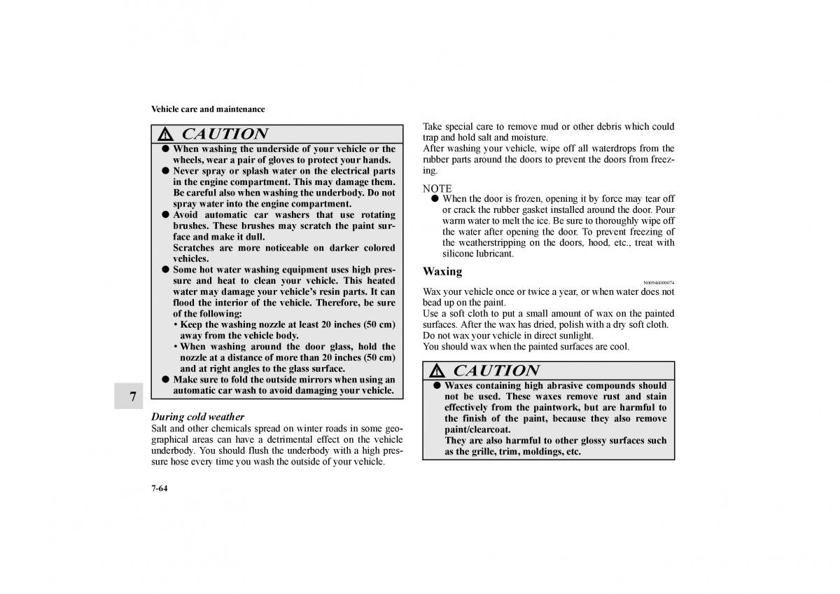 Mitsubishi Galant IX 9 owners manual / page 399