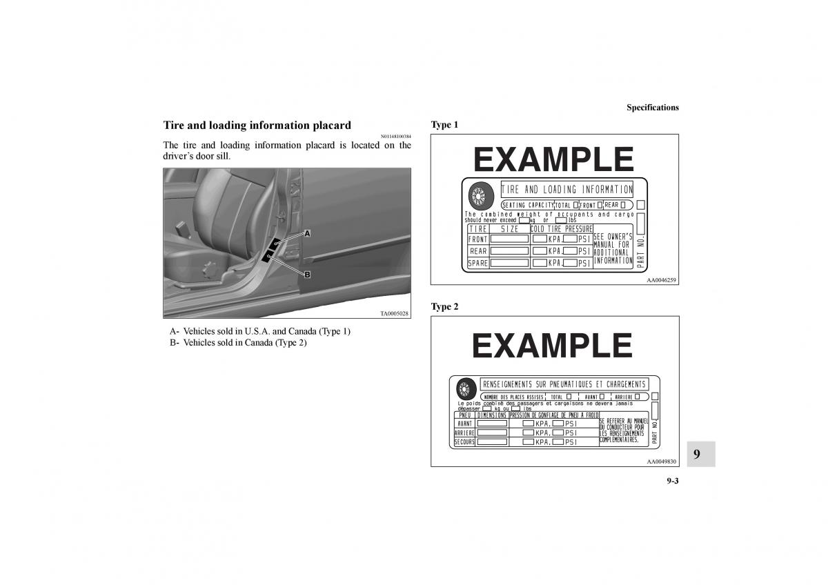 Mitsubishi Galant IX 9 owners manual / page 410