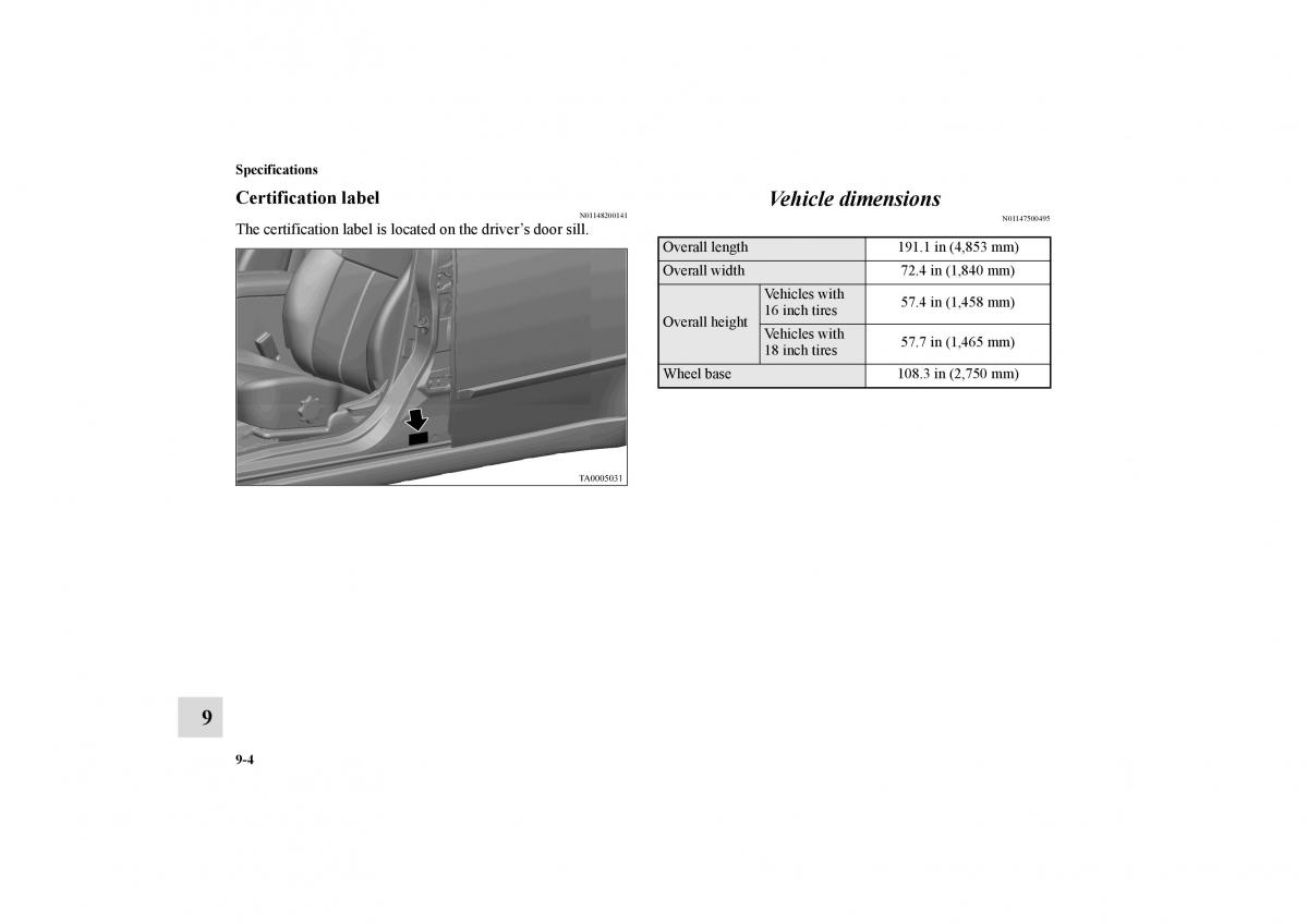 Mitsubishi Galant IX 9 owners manual / page 411