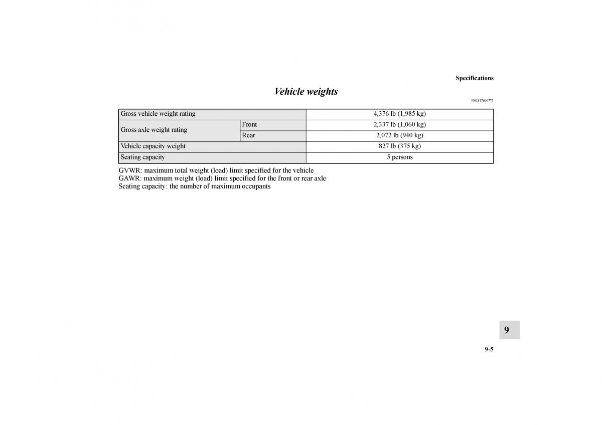 Mitsubishi Galant IX 9 owners manual / page 412