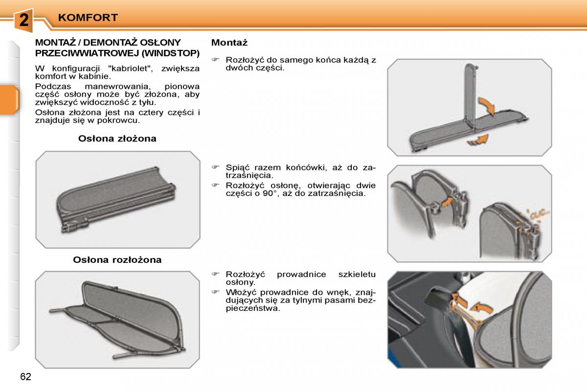 Peugeot 207 CC instrukcja obslugi / page 60