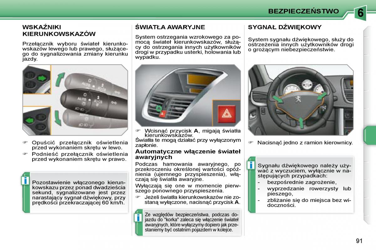 Peugeot 207 CC instrukcja obslugi / page 90