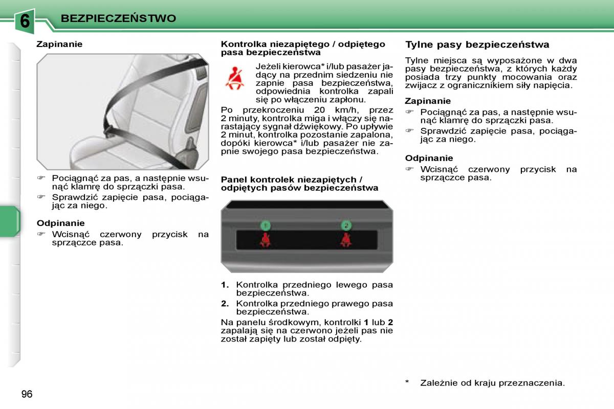 Peugeot 207 CC instrukcja obslugi / page 95