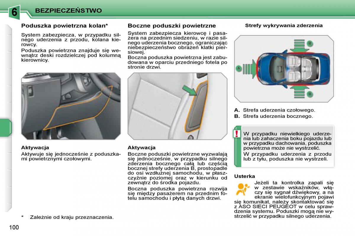 Peugeot 207 CC instrukcja obslugi / page 99