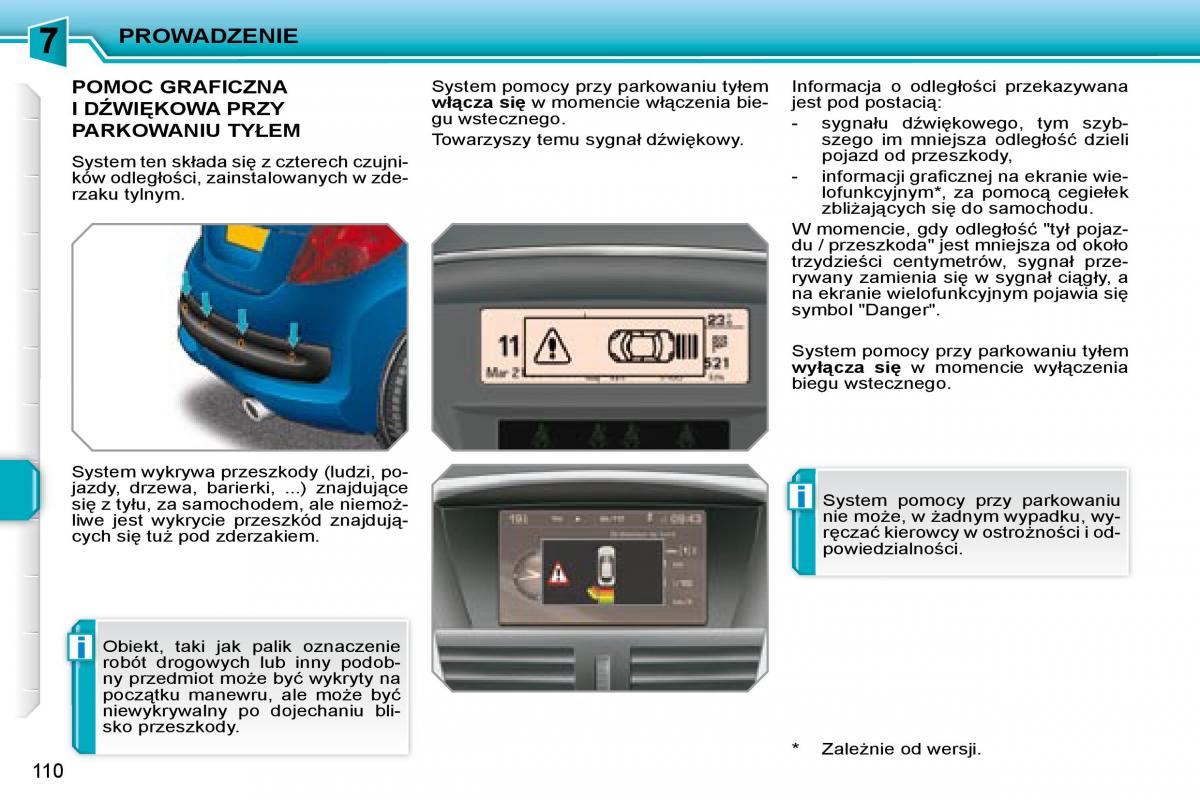 Peugeot 207 CC instrukcja obslugi / page 109