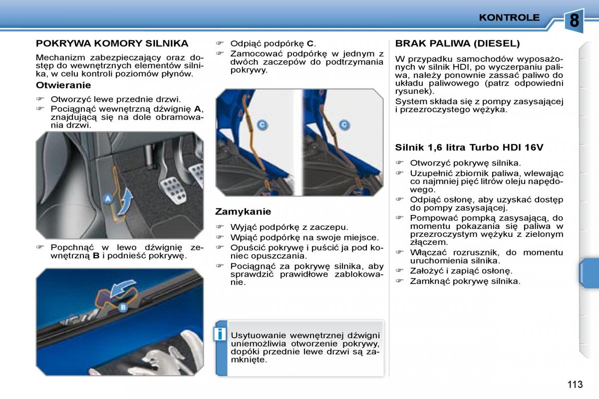 Peugeot 207 CC instrukcja obslugi / page 111