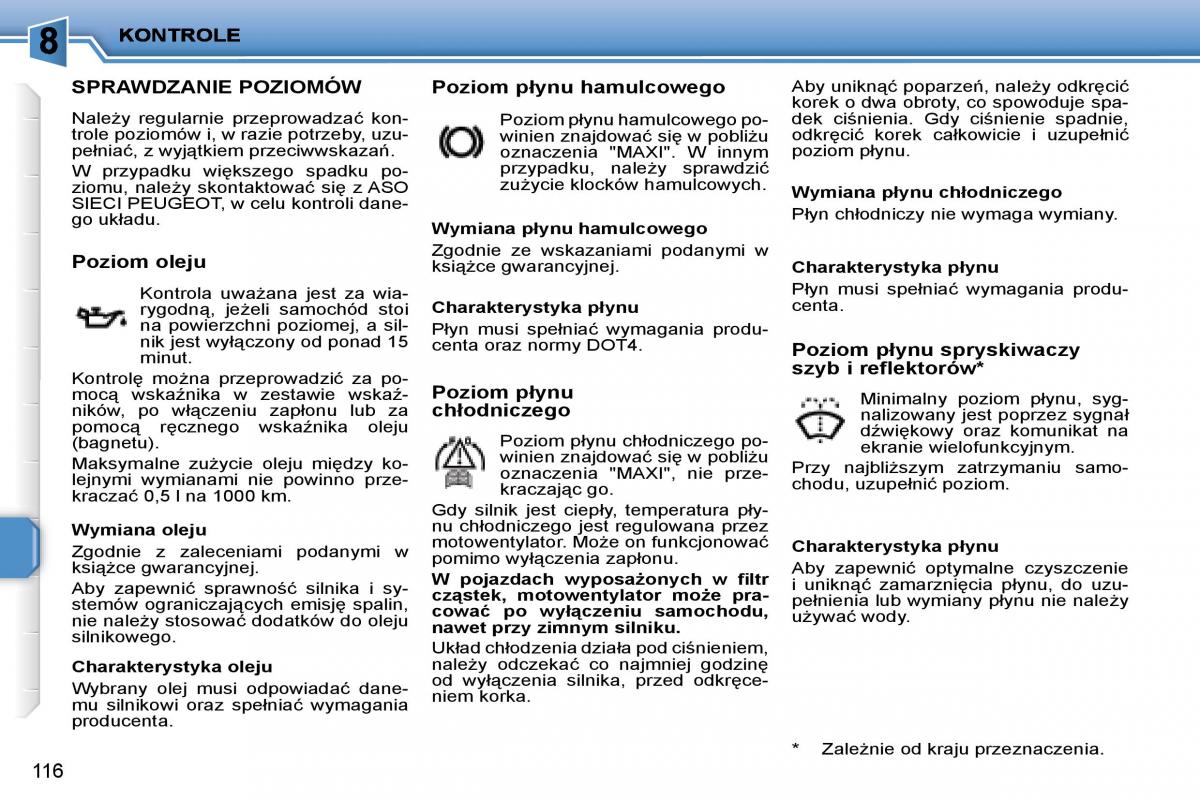 Peugeot 207 CC instrukcja obslugi / page 114