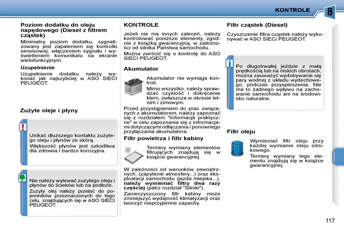 Peugeot 207 CC instrukcja obslugi / page 115