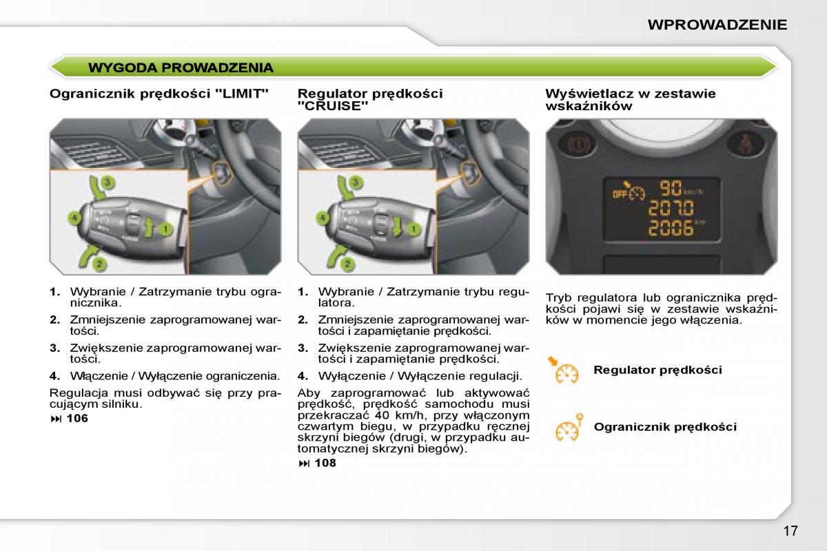 Peugeot 207 CC instrukcja obslugi / page 14