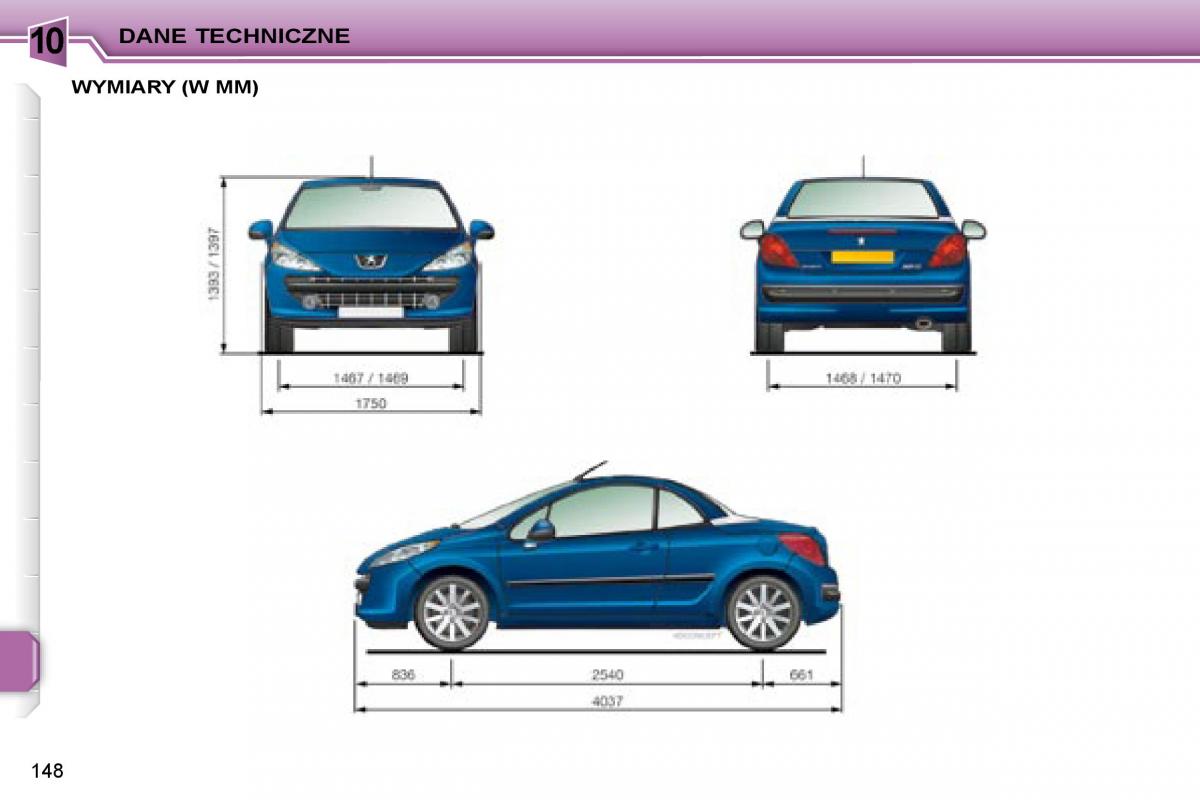 Peugeot 207 CC instrukcja obslugi / page 147