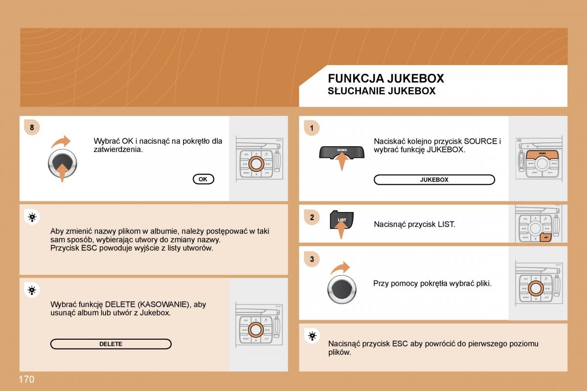 Peugeot 207 CC instrukcja obslugi / page 169