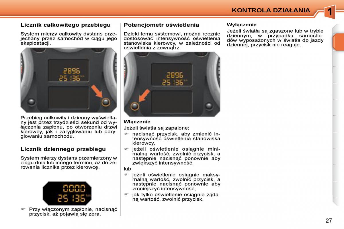 Peugeot 207 CC instrukcja obslugi / page 24