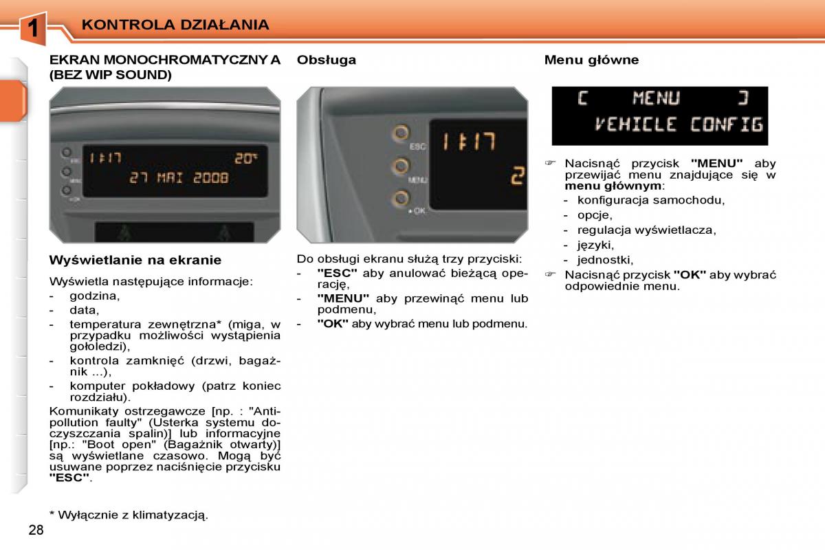 Peugeot 207 CC instrukcja obslugi / page 25