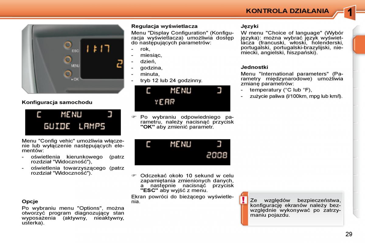 Peugeot 207 CC instrukcja obslugi / page 26