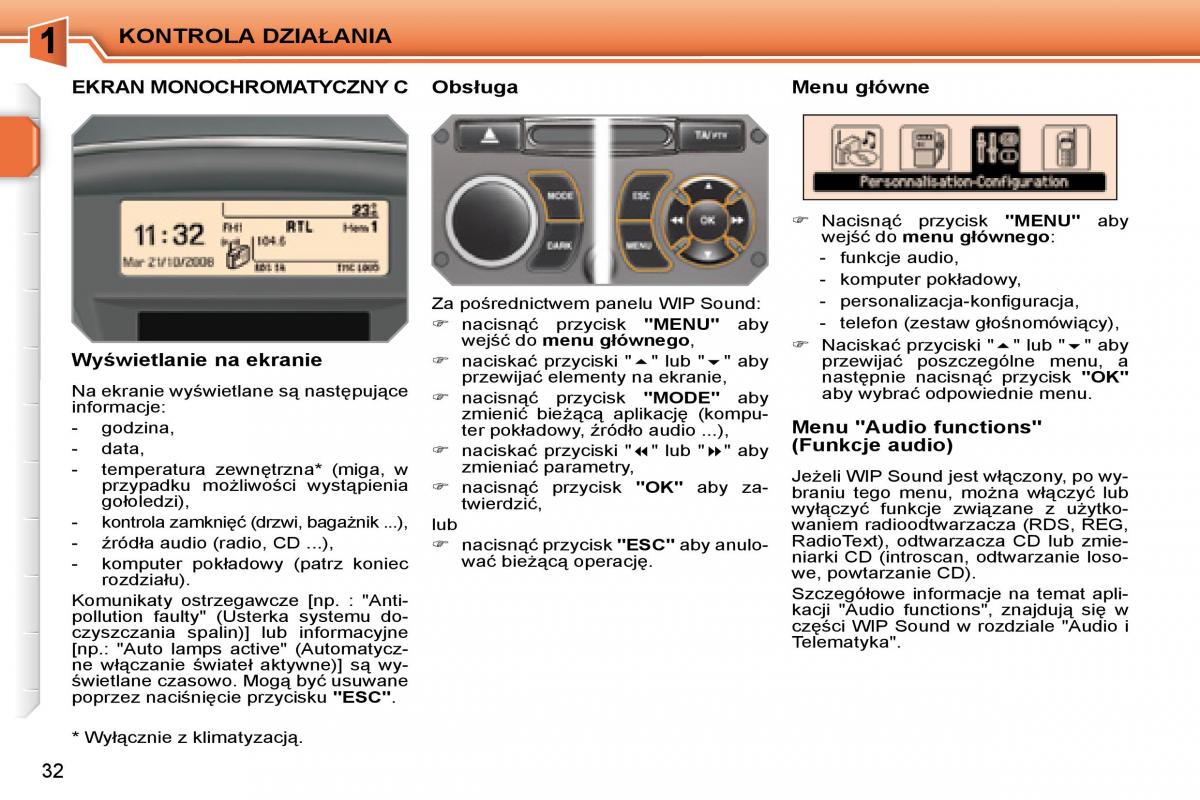 Peugeot 207 CC instrukcja obslugi / page 29