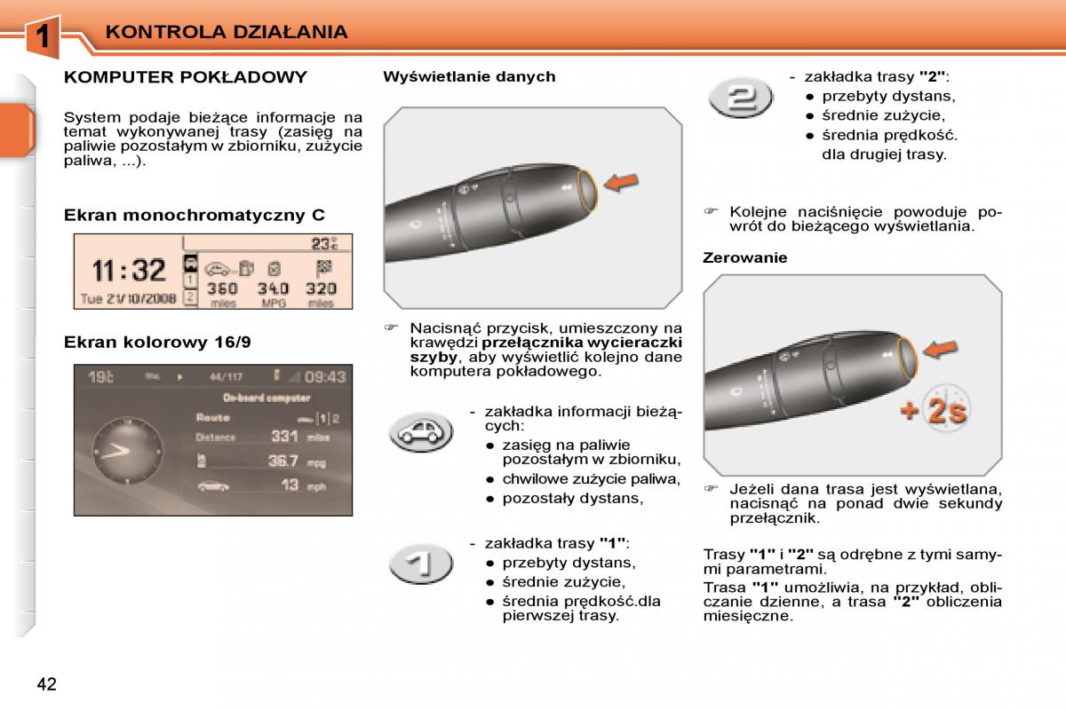 Peugeot 207 CC instrukcja obslugi / page 40