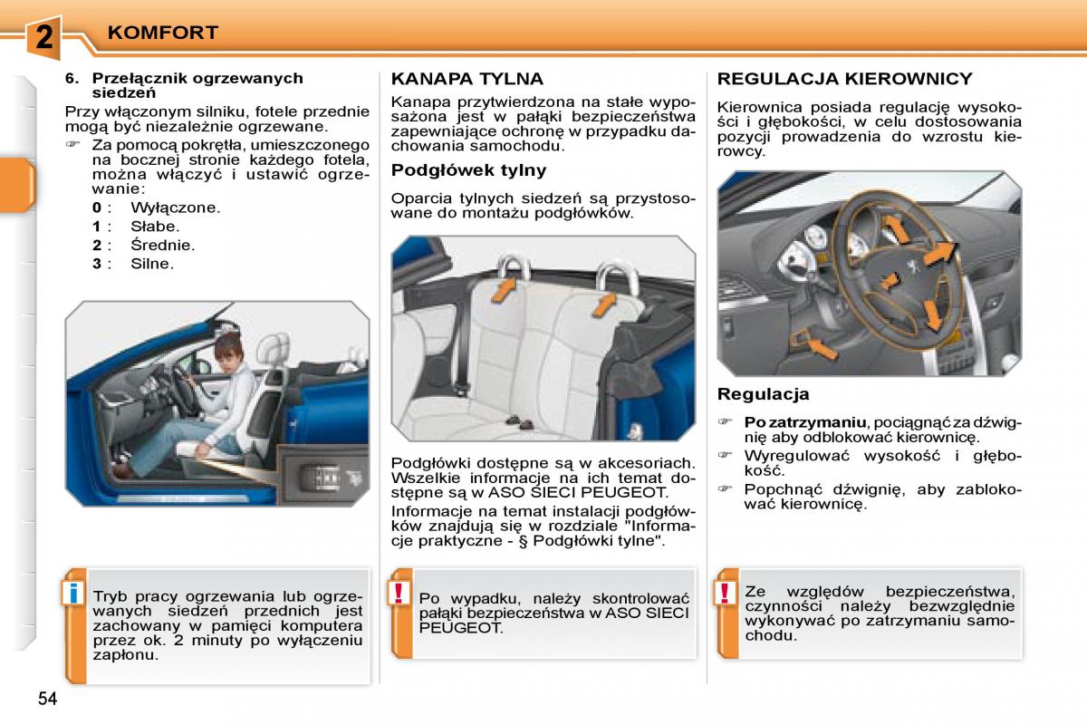 Peugeot 207 CC instrukcja obslugi / page 52